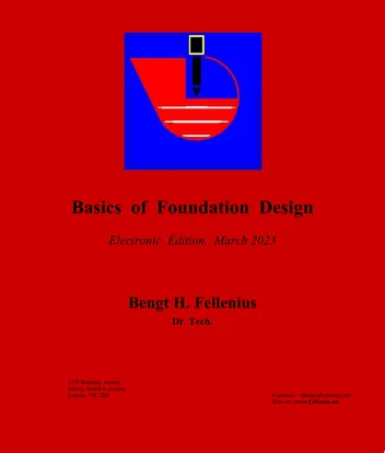 Más sobre Fundamentos del diseño de cimientos