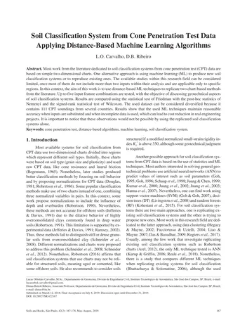 Más sobre Clasificación de Suelos Usando Técnicas de Minería de Datos: Un Estudio Comparativo.